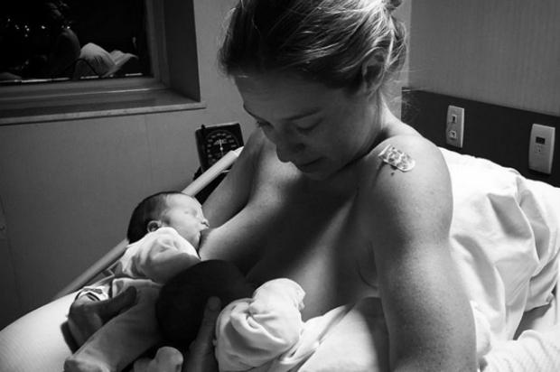 Luana Piovani dá à luz filhos gêmeos, no Rio Instagram/ Reprodução/